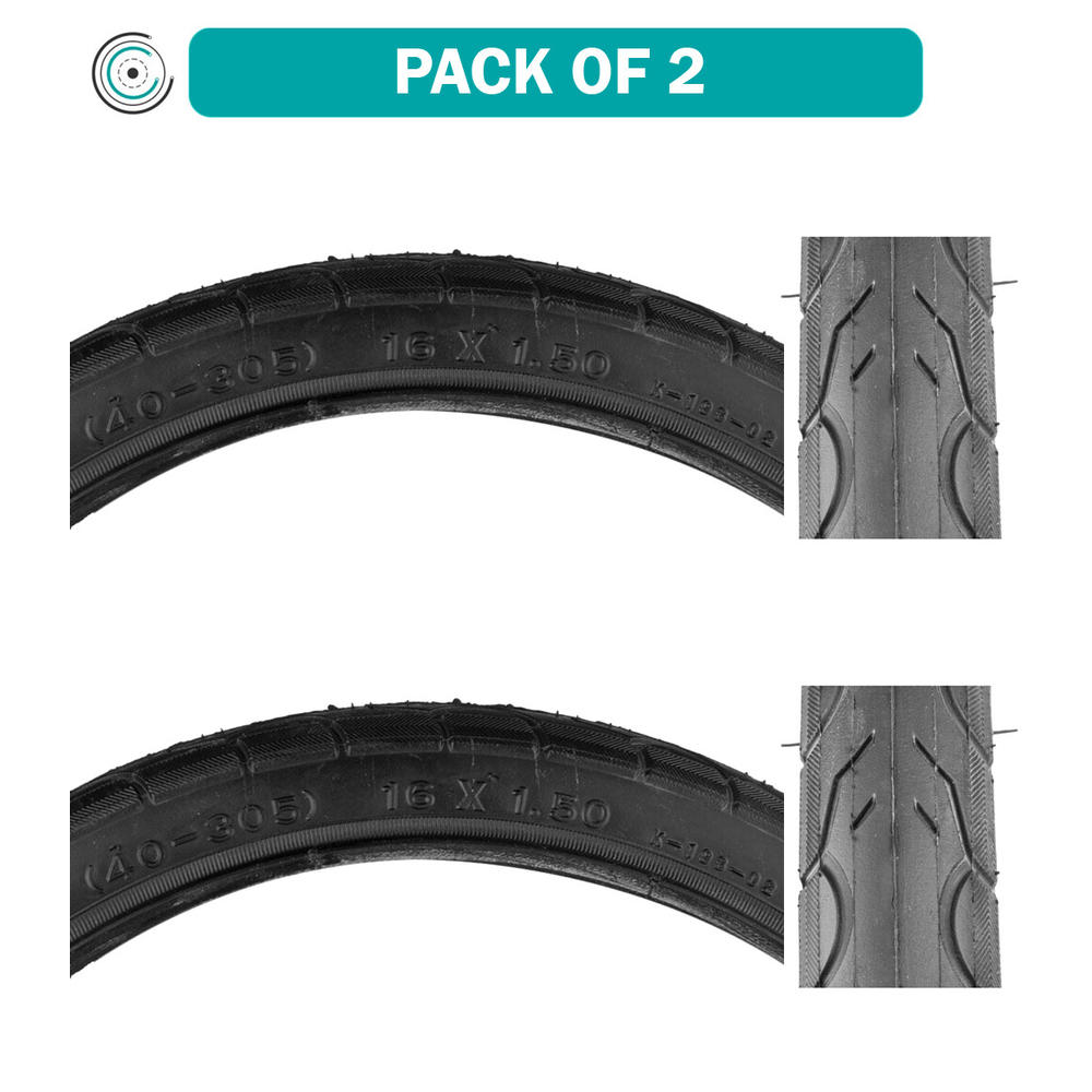 Kwest Tire 16x1.50 100 PSI Wire 16x1.5-Inch Black Kwest Tire 16x1.50 100 PSI Wire 16x1.5-Inch Black