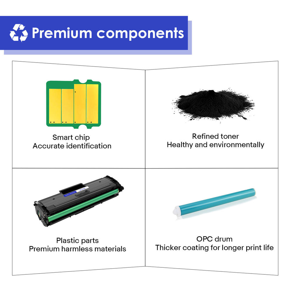 SuperInk 3PK MLT-D101S Toner Cartridge for Samsung ML-2160 ML-2161 ML ...