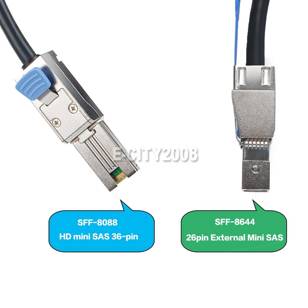 thinkstar Sff-8644 To Sff-8088 2M External Hd Mini Sas To Mini Sas For ...