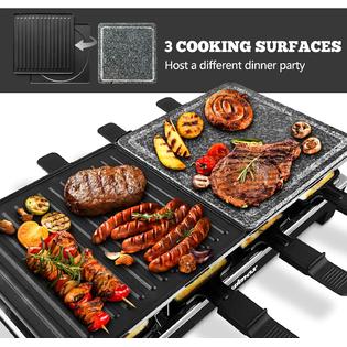 thinkstar THK-0824-87368 Raclette Table Grill, Indoor Grill