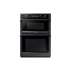 SAMSUNG NQ70M6650DG 30" Smart Microwave Combination Wall Oven with Steam Cook in Black Stainless Steel