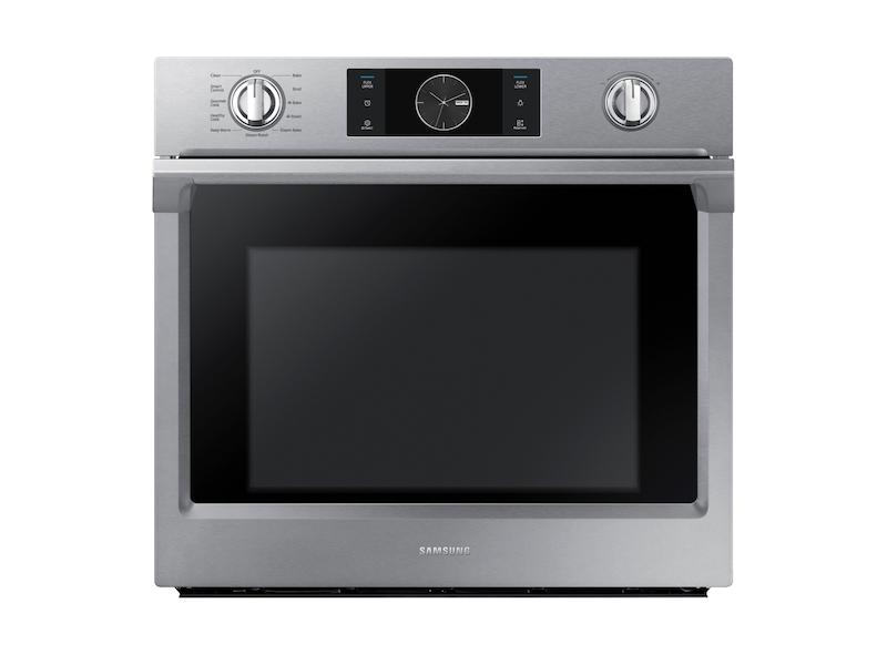 Samsung 30" Smart Single Wall Oven with Flex Duo™ in Stainless Steel