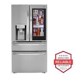 LG Appliances LG LRMVC2306S 23 cu. ft. Smart wi-fi Enabled InstaView(TM) Door-in-Door(R) Counter-Depth Refrigerator with Craft Ice(TM) Maker