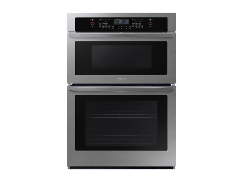 Samsung 30" Smart Electric Wall Oven with Microwave Combination in Stainless Steel