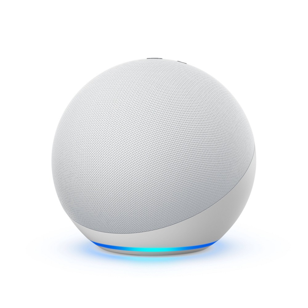 Amazon Echo (4th Gen) With premium sound, smart home hub, and Alexa - Glacier White