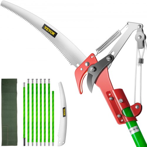 VEVOR Pole Saws For Tree Trimming, 26 Foot Pruning Saws, Alloy Steel Tree Pruner, Extension Pole, Tree Pruner Extendable, Tree 