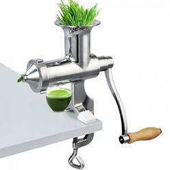 VEVOR Wheatgrass Extractor Portable Wheatgrass Juicer with 3 Sieves Wheatgrass Juicers Manual Stainless Steel Wheatgrass Extrac