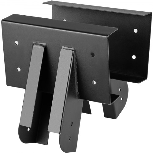 VEVOR Swing Set Bracket 9.84" Swing Bracket A-Frame Construction Swing Set Hardware Iron Material with Black Powder Coated DIY 