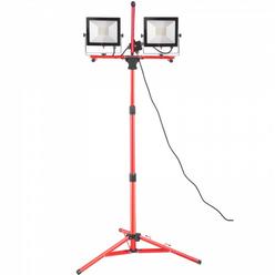 VEVOR LED Work Light with Stand, 10000 Lumen Dual-head LED Work Light with 27.6"-68.1" Adjustable and Foldable Tripod Stand, IP
