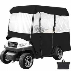 VEVOR Golf Cart Enclosure 86'', 4-Person Golf Cart Cover, 4-Sided Fairway Deluxe, 300D Waterproof Driving Enclosure with Transp