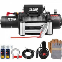 VEVOR Truck Winch 18000lbs Electric Winch Cable Steel 12V Power Winch with Wireless Remote Control and Powerful Motor for UTV A