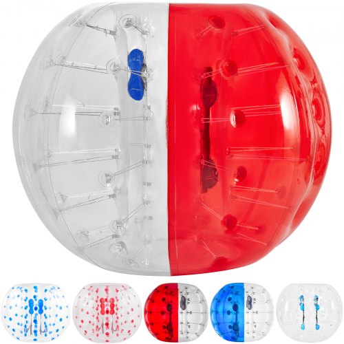 VEVOR Inflatable Bumper Ball 5 FT / 1.5M Diameter, Bubble Soccer Ball, Blow It Up in 5 Min, Inflatable Zorb Ball for Adults or 