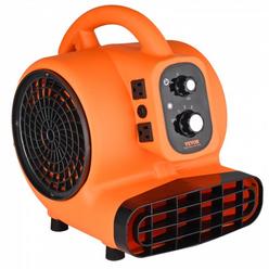VEVOR Floor Blower, 1/4 HP, 1000 CFM Air Mover for Drying and Cooling, Portable Carpet Dryer Fan with 4 Blowing Angles and Time