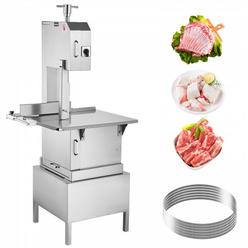 VEVOR Commercial Electric Meat Bandsaw, 2200W Stainless Steel Vertical Bone Sawing Machine, Workbeach 24.4" x 20.5", 0.16-8.7 I
