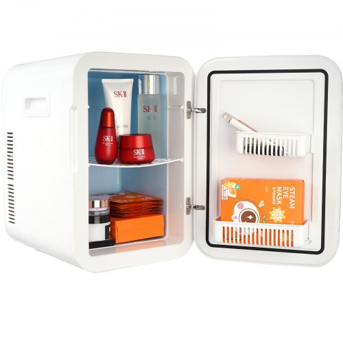 VEVOR Mini Fridge, 20L Skincare Fridges with Temper Control Touch Screen, Portable Small Beverage Refrigerator for Bedroom Offi