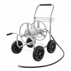 VEVOR Hose Reel Cart, Hold Up to 250 ft of 5/8’’ Hose, Garden Water Hose Carts Mobile Tools with 4 Wheels, Heavy Duty Powder-co