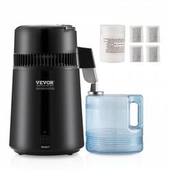 VEVOR Water Distiller, 4L 1.05 Gallon Pure Water Purifier Filter For Home Countertop, 750W Distilled Water Maker, Stainless Ste
