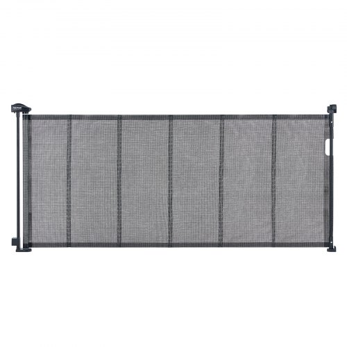 VEVOR Retractable Baby Gate, 34.2" Tall Mesh Baby Gate, Extends up to 76.8" Wide Retractable Gate for Kids or Pets, Retractable
