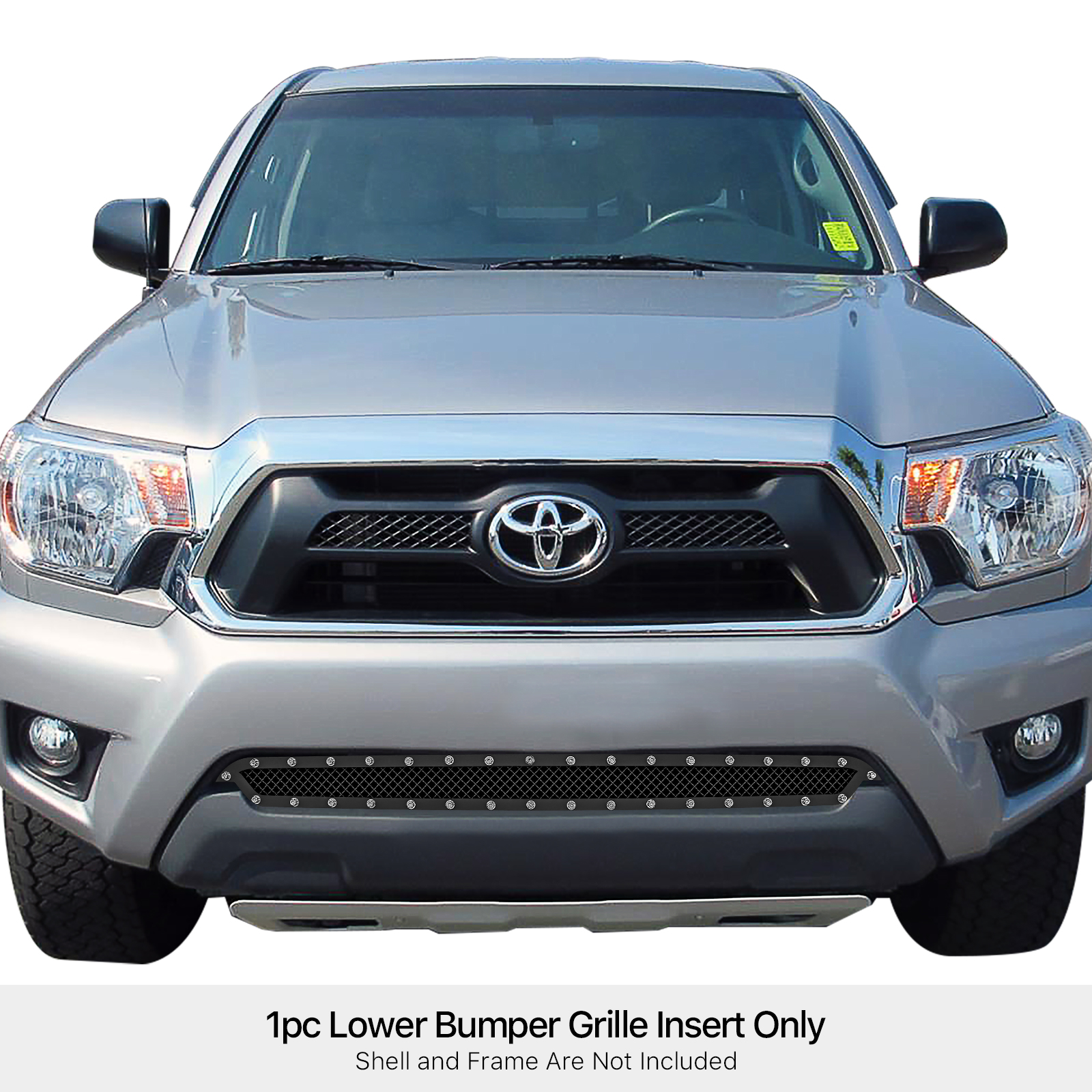 APS 2012-2015 Toyota Tacoma (Not For X-Runner) Rivet Grille 1.8 mm wire ...