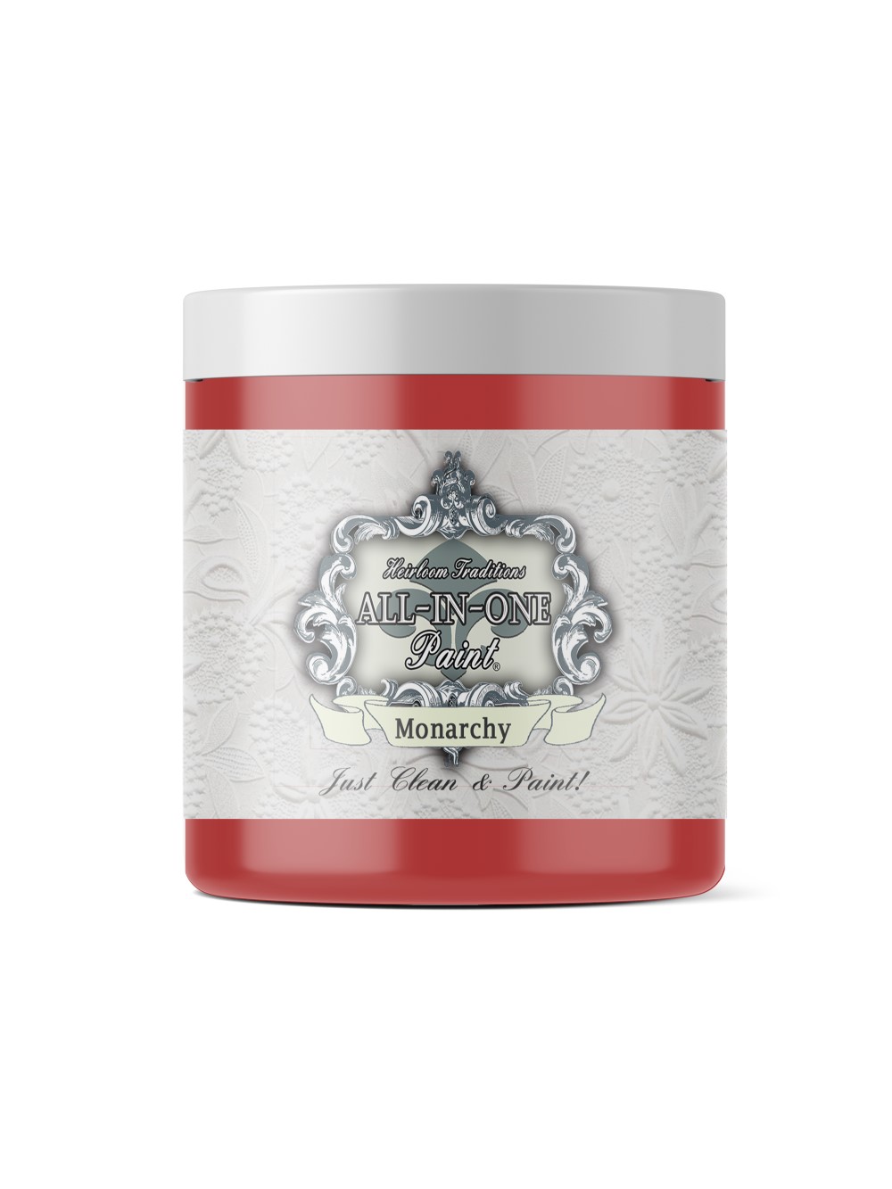 Heirloom Traditions Paint ALL-IN-ONE Paint, Monarchy (Primary Red), 8 Fl Oz Sample