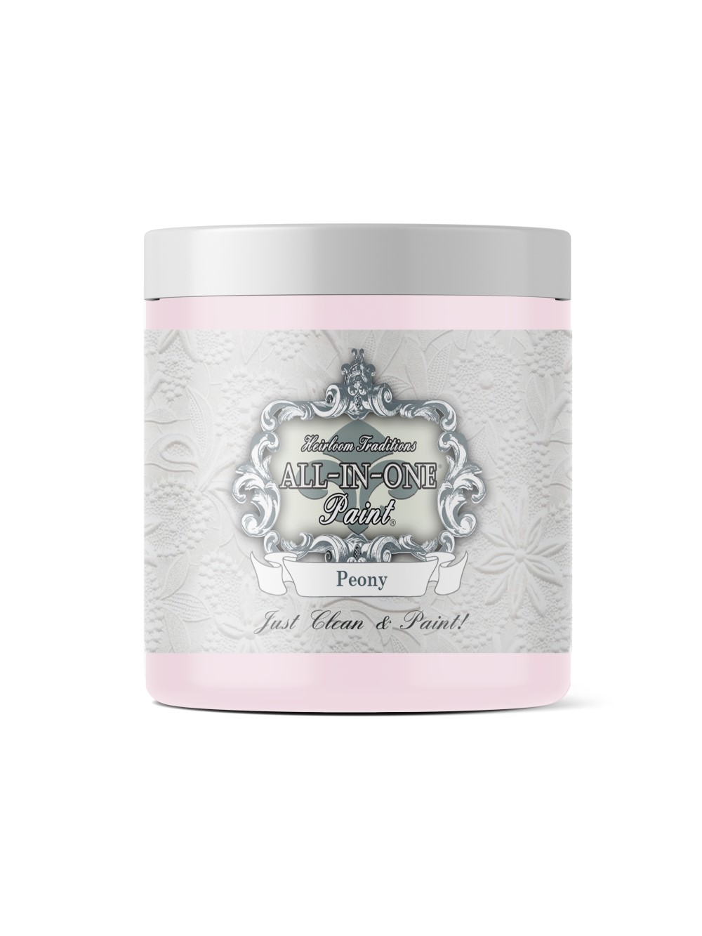 Heirloom Traditions Paint ALL-IN-ONE Paint, Peony (Pale Pink), 8 Fl Oz Sample