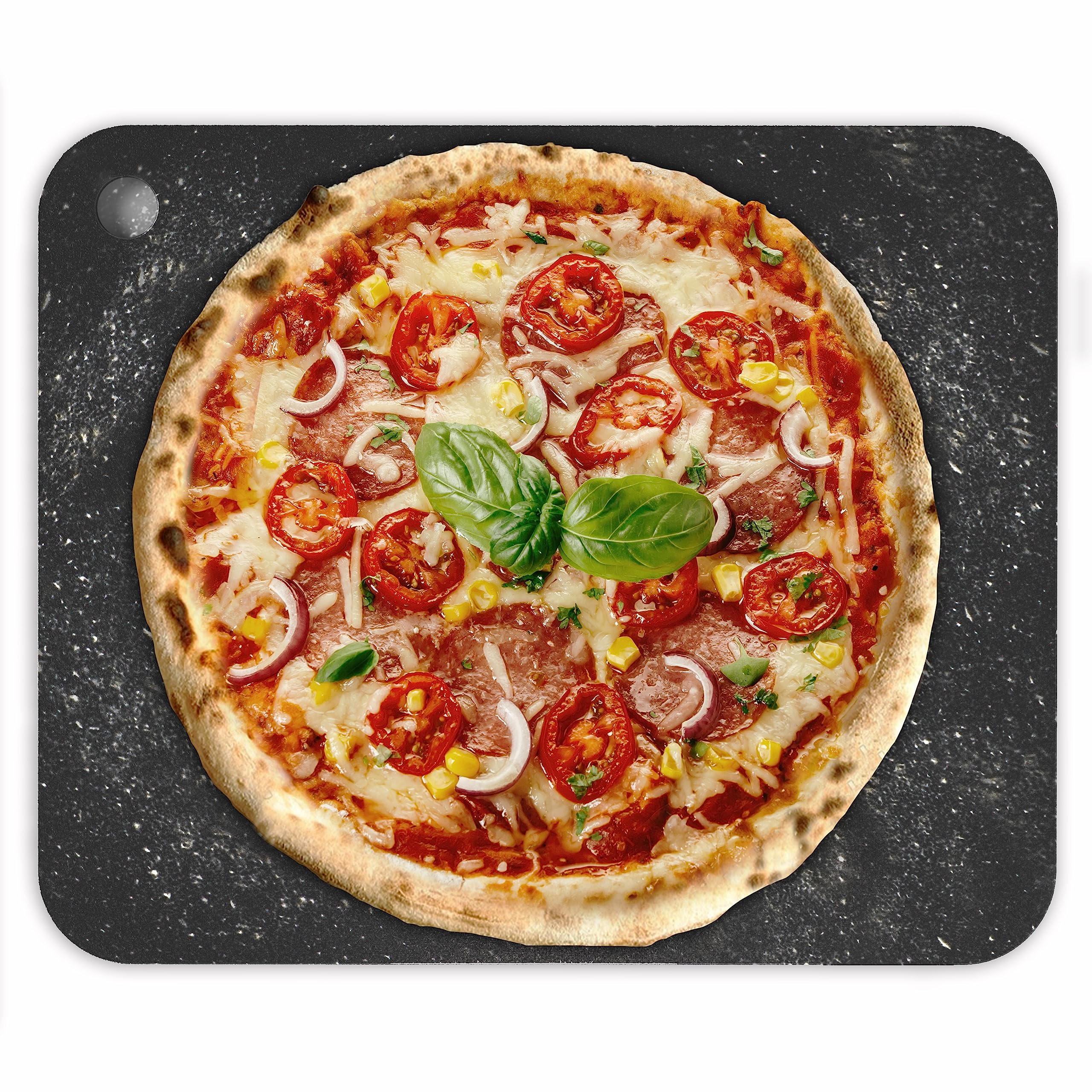 Chef Pomodoro Pizza Steel for Oven, 16 x 13.5 x 0.25 Thick, Baking Steel for Oven, Baking Steel Pizza Stone