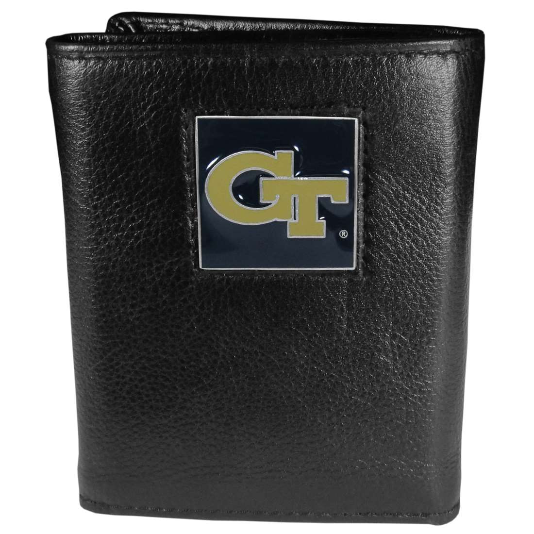 Siskiyou Sports Georgia Tech Yellow Jackets Deluxe Leather Tri-fold Wallet