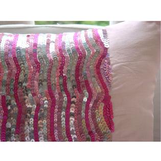 The Homecentric Pink Decorative Pillow Cover Art Silk 16 X16