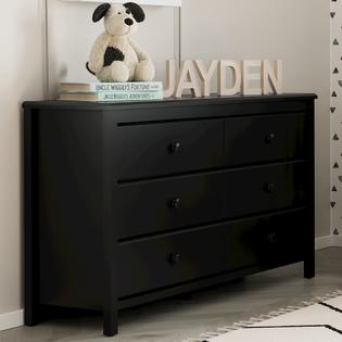 Storkcraft black dresser sales