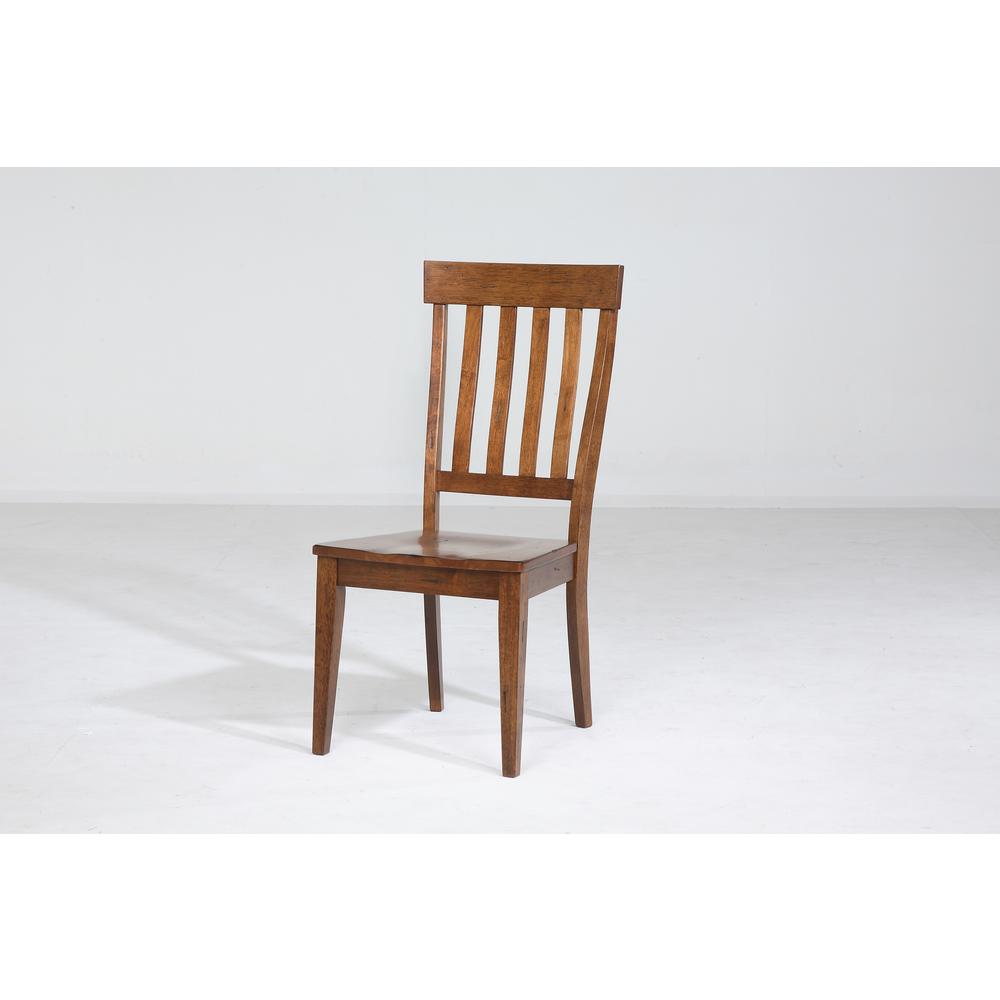 A-America Furniture Toluca Ruster Amber Slatback Side Chair