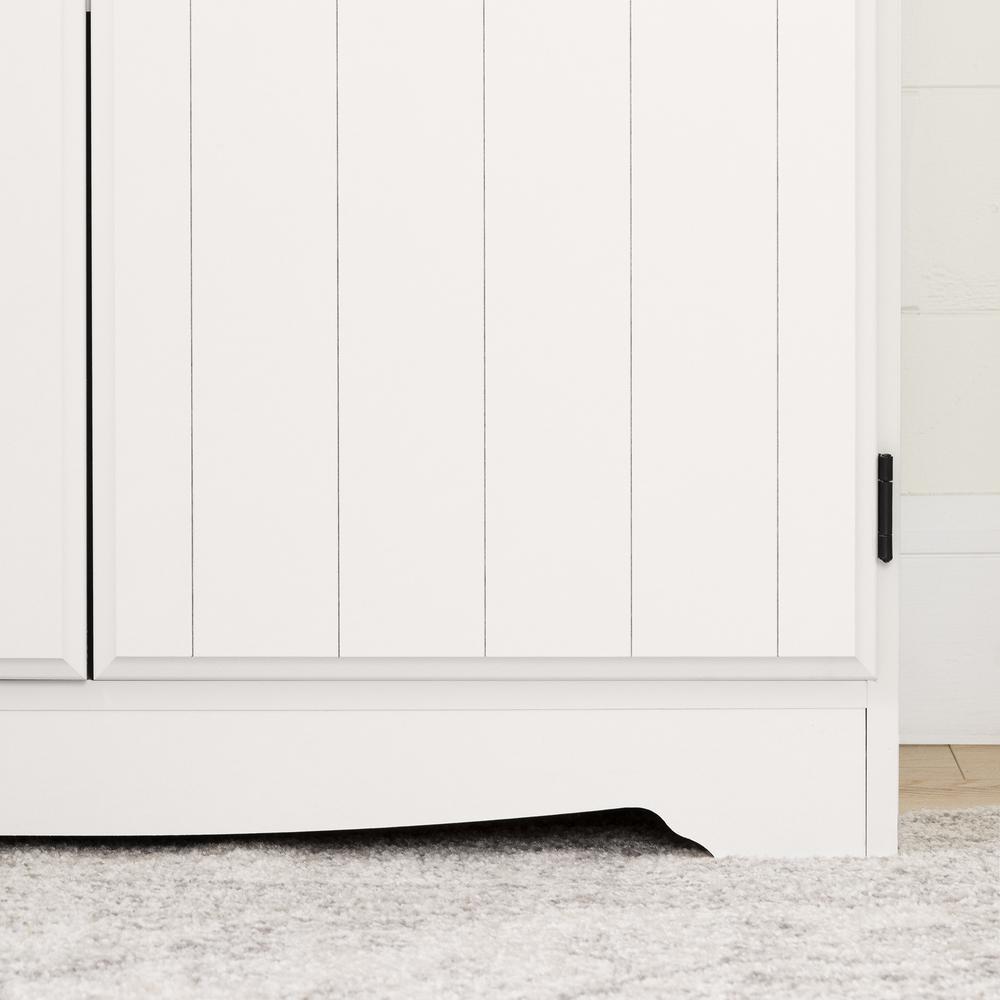 South Shore Farnel 2-Door Storage Cabinet, Pure White