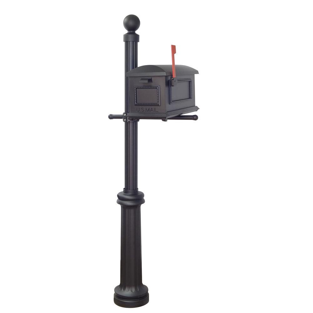 Special Lite Products Traditional Curbside Mailbox and Fresno Mailbox Post