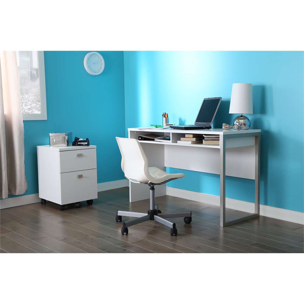 South Shore Interface Desk, Pure White
