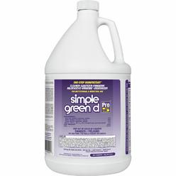 Simple Green D Pro 5 One-Step Disinfectant - Concentrate Liquid - 128 fl oz (4 quart) - 4 / Carton - Clear