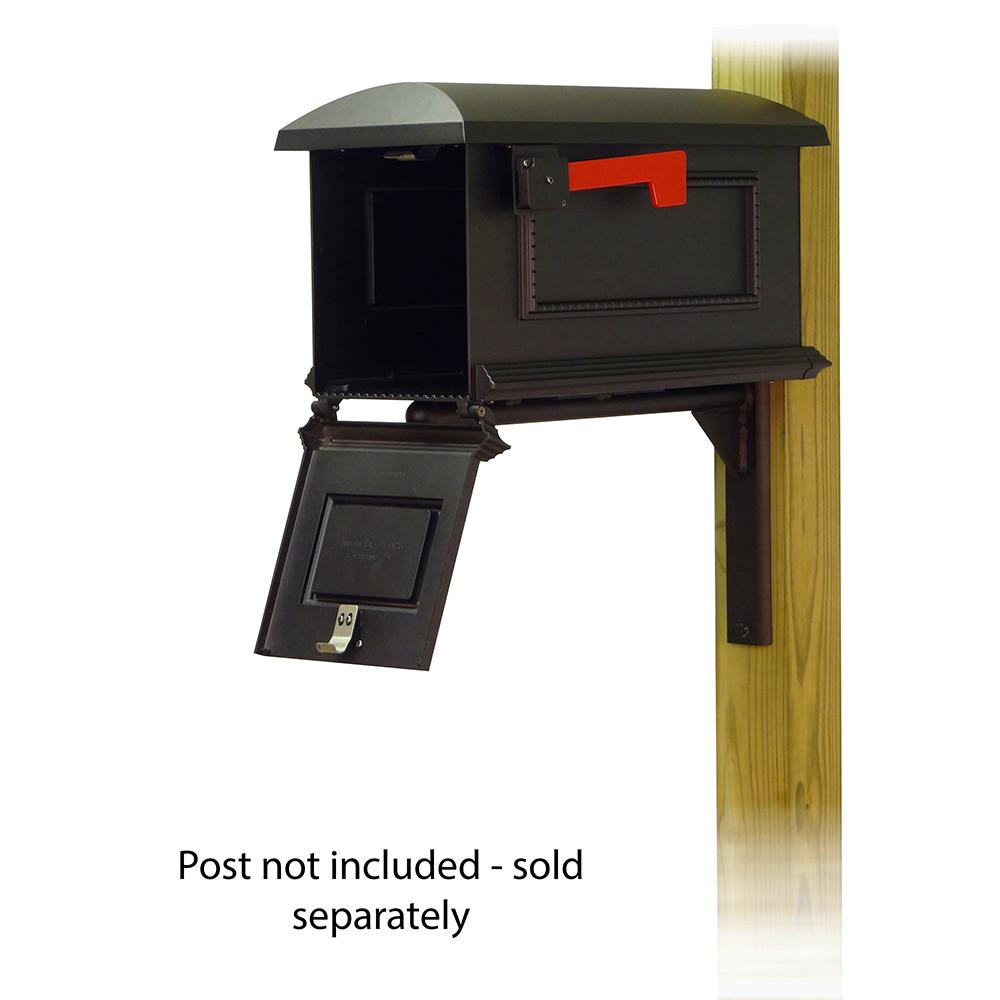 Special Lite Products Traditional Curbside Mailbox with Ashley front single mailbox mounting bracket
