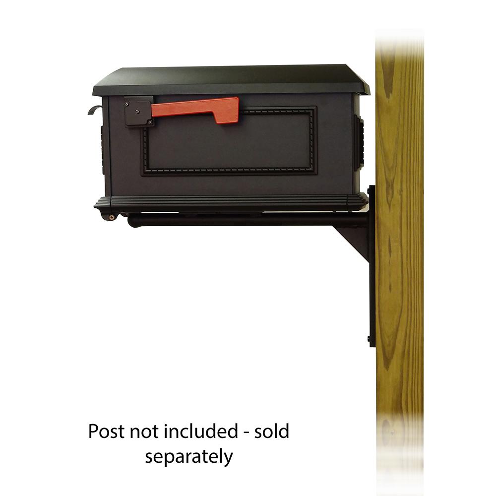 Special Lite Products Traditional Curbside Mailbox with Ashley front single mailbox mounting bracket