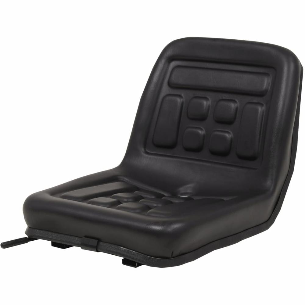 vidaXL Universal Tractor Seat Black, 142317