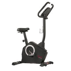 Sunny Health & Fitness Upright Exercise Bike with Electromagnetic Resistance, Programmable Monitor and Pulse Rate Monitoring - S