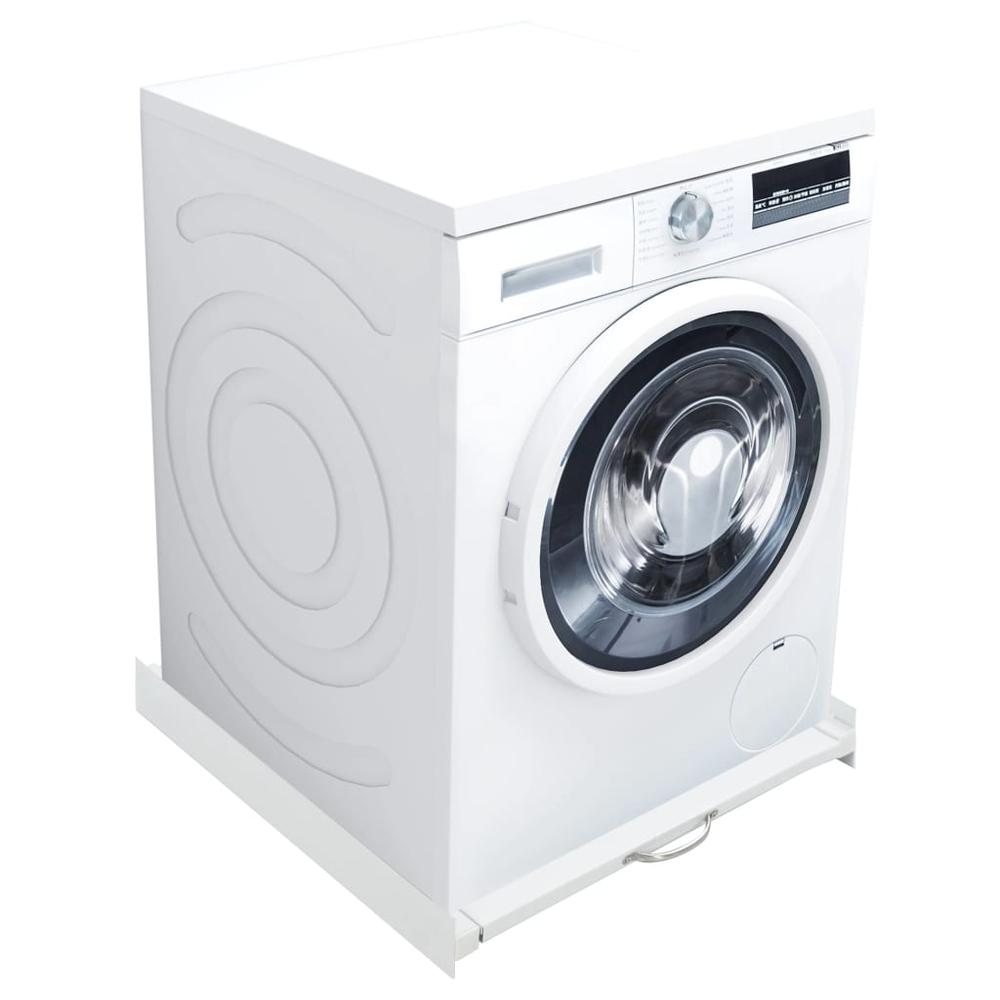 vidaXL Washing Machine Stacking Kit with Pull-Out Shelf, 50450