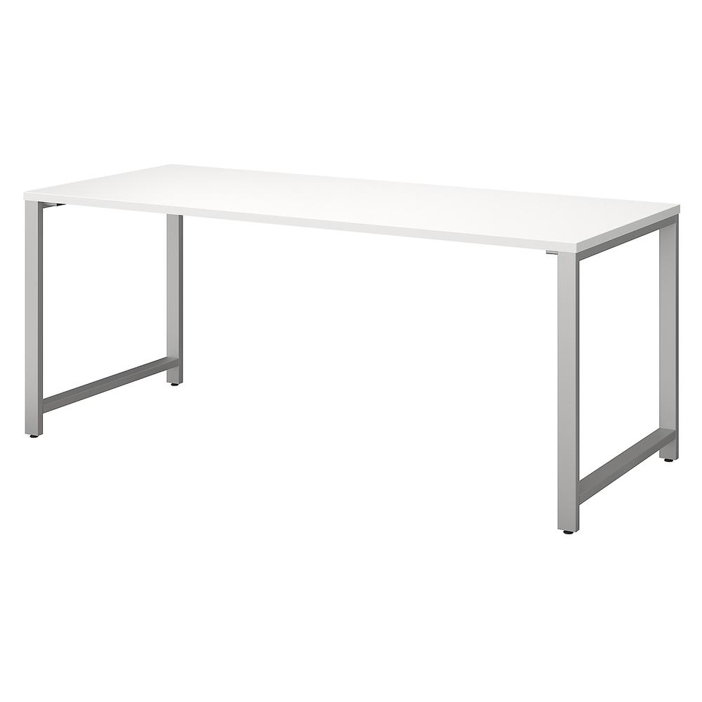 Bush Furniture Bush Business Furniture 400 Series 72W x 30D Table Desk with Metal Legs, White