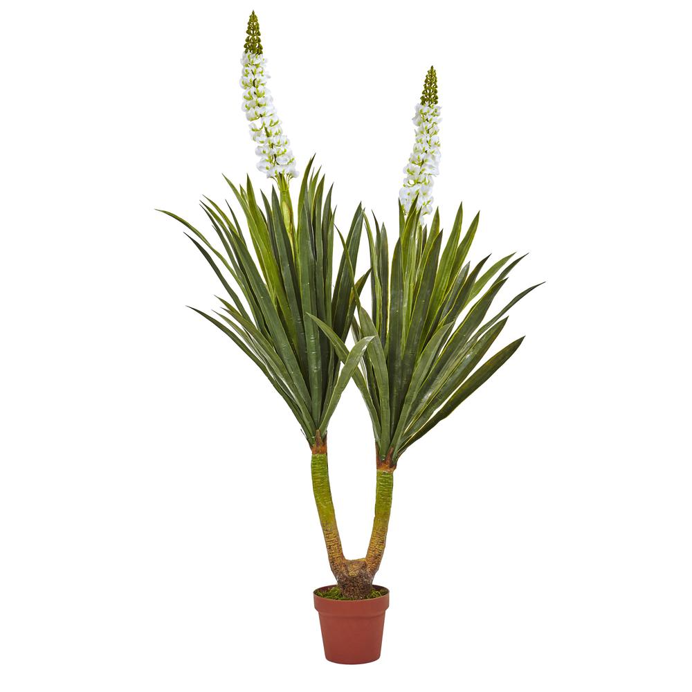Nearly Natural 57in. Flowering Yucca Plant
