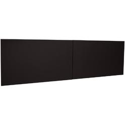 Lorell LLR79175 Commercial Desk Series Black Stack-on Hutch- 60 in.