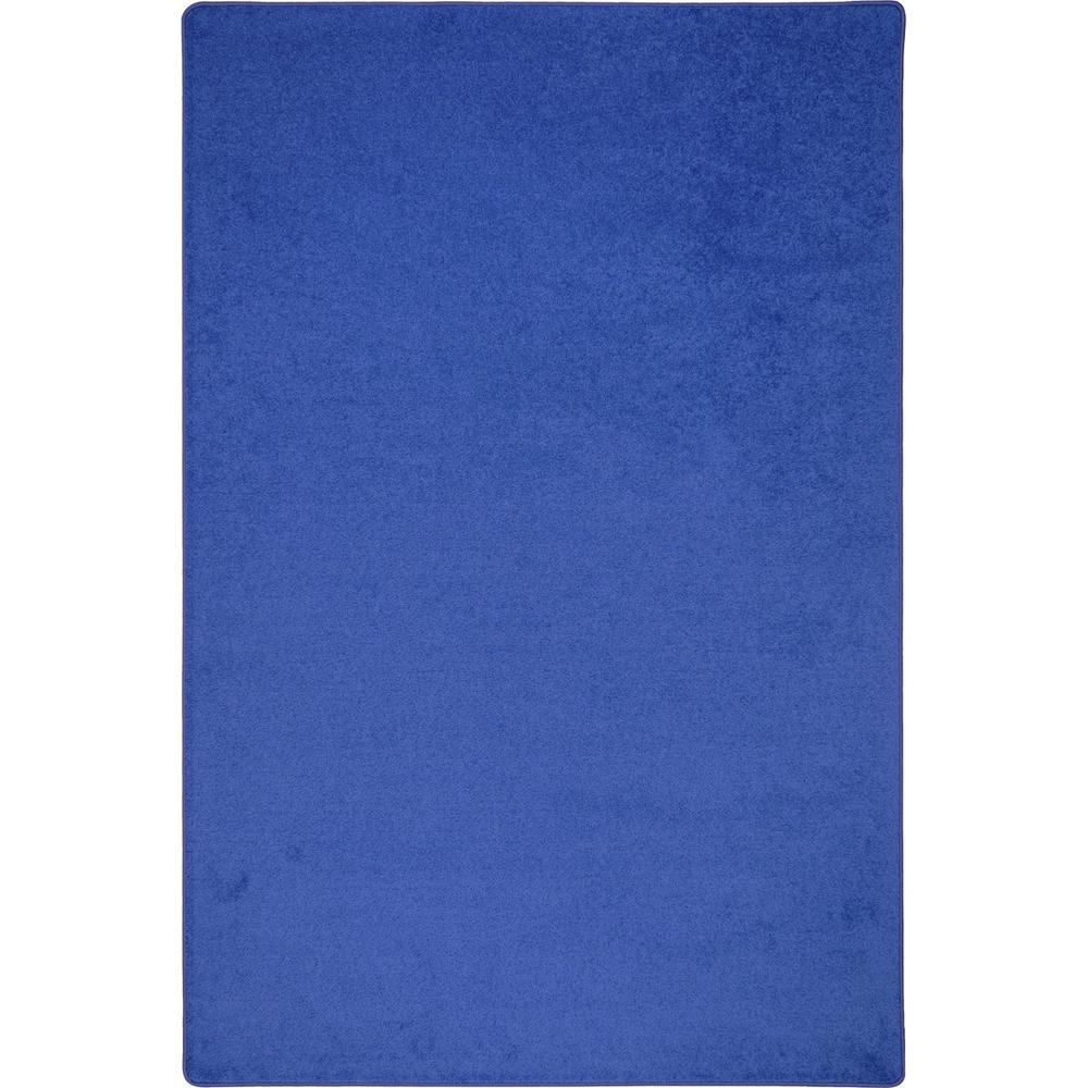 Joy Carpets Kid Essentials - Misc Sold Color Area Rugs Endurance, 6' x 9', Royal Blue