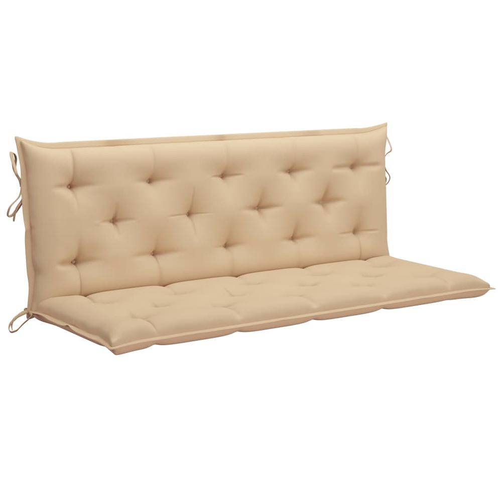 vidaXL Cushion for Swing Chair Beige 59.1" Fabric, 315019