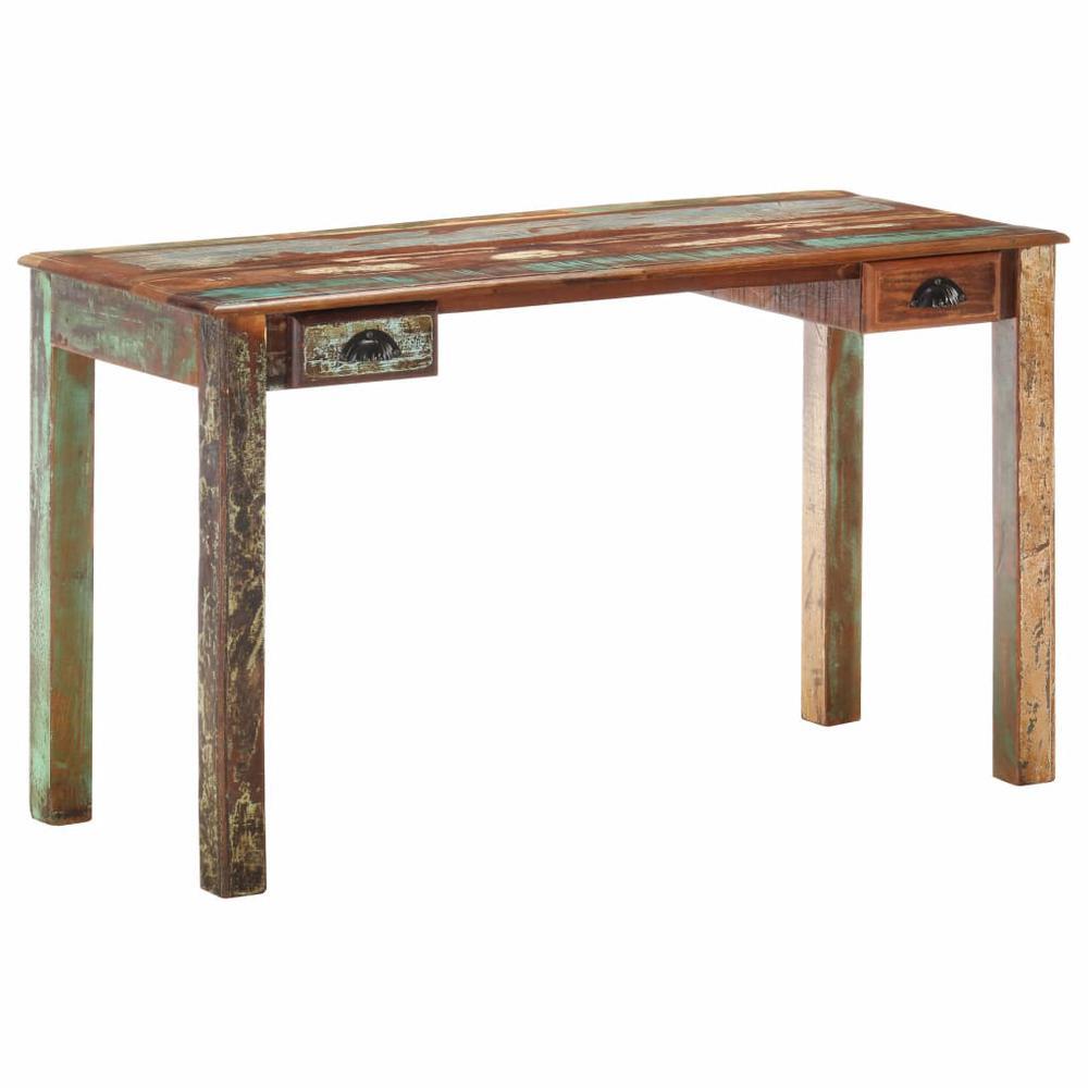 vidaXL Desk 51.2"x21.7"x29.9" Solid Reclaimed Wood, 285890