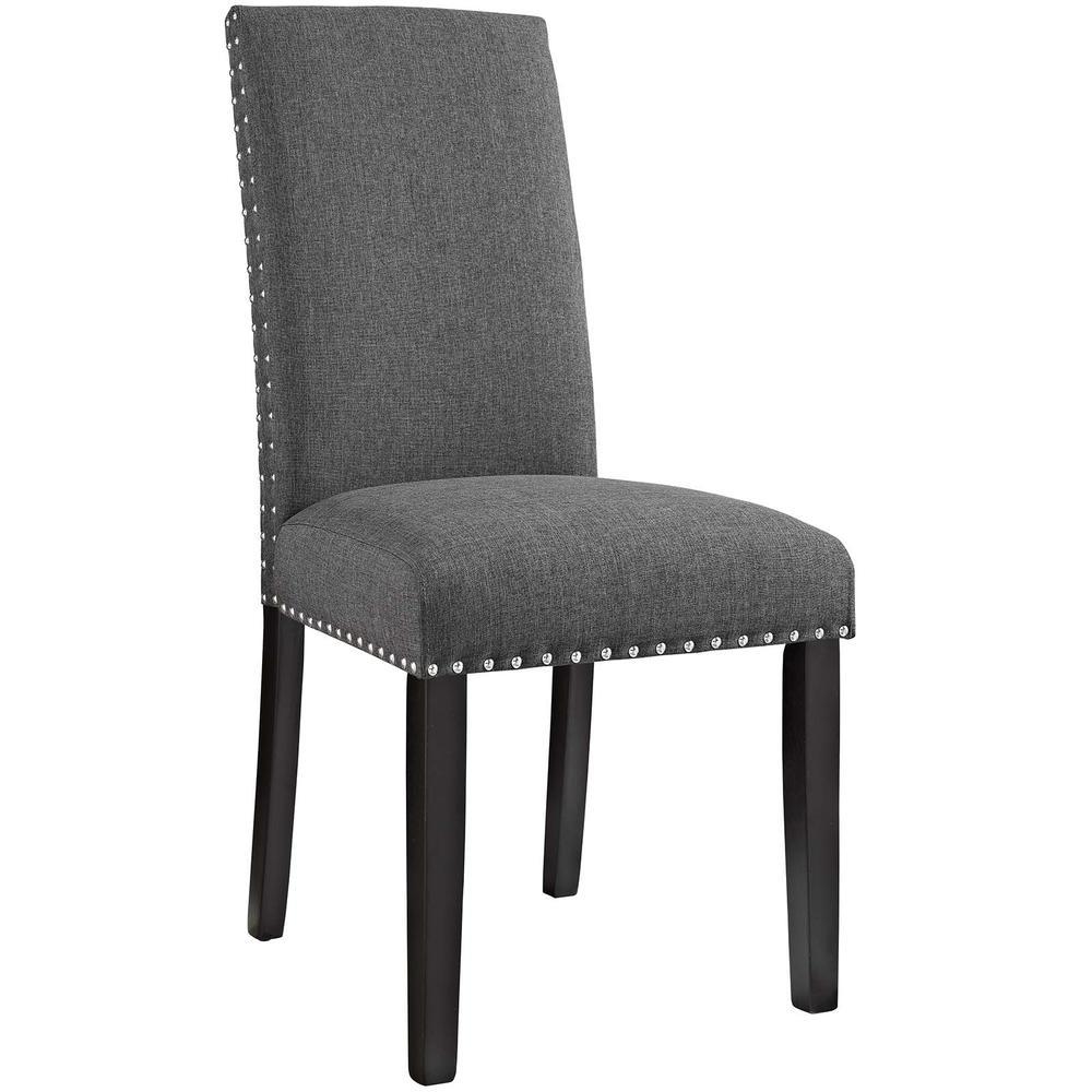 Modway Parcel Dining Side Chair Fabric Set of 4 - Gray EEI-3552-GRY