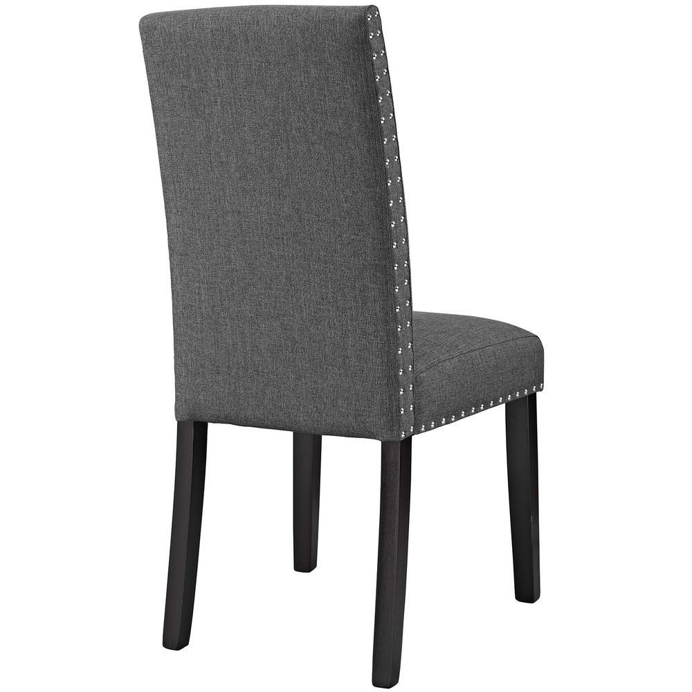 Modway Parcel Dining Side Chair Fabric Set of 4 - Gray EEI-3552-GRY