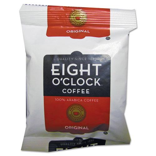 Eight O'Clock Coffee Original Ground Coffee Fraction Packs, 1.5oz, 42/Carton