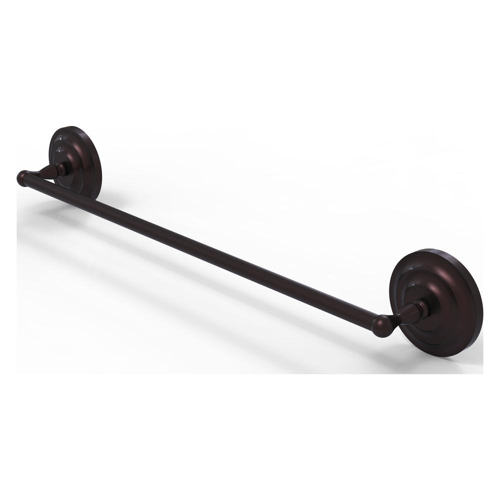 Allied Brass QN-31/36-ABZ Que New Collection 36 Inch Towel Bar, Antique Bronze