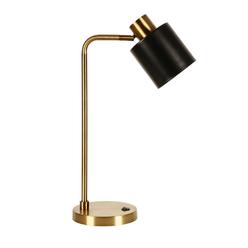 Hudson&Canal Henn & Hart TL0208 Thew Brass Table Lamp